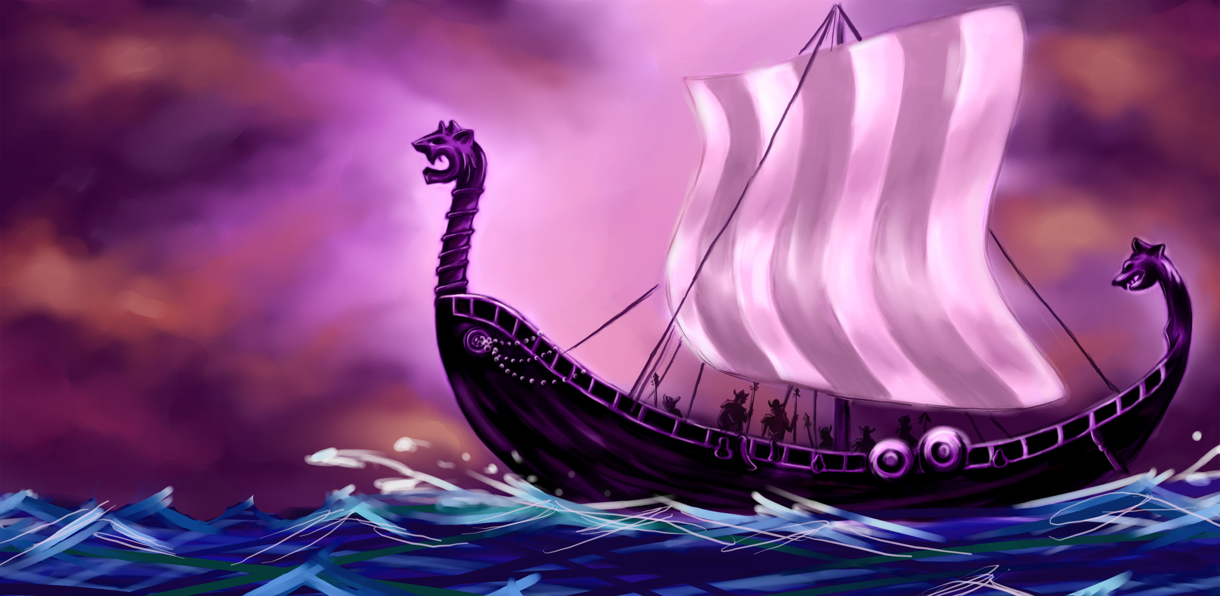 Fantasy Ship HD Wallpaper | Background Image