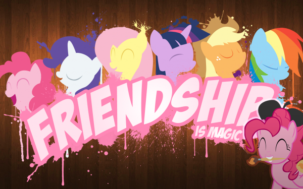TV Show My Little Pony: Friendship is Magic My Little Pony Pinkie Pie Twilight Sparkle Applejack Fluttershy Rarity Rainbow Dash Vector HD Wallpaper | Background Image