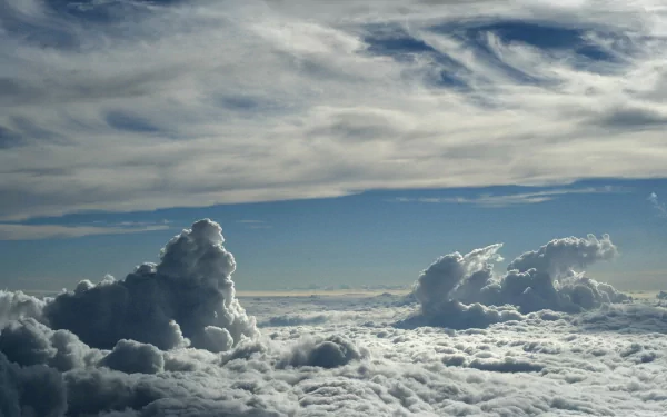 nature cloud sky Weather aerial HD Desktop Wallpaper | Background Image