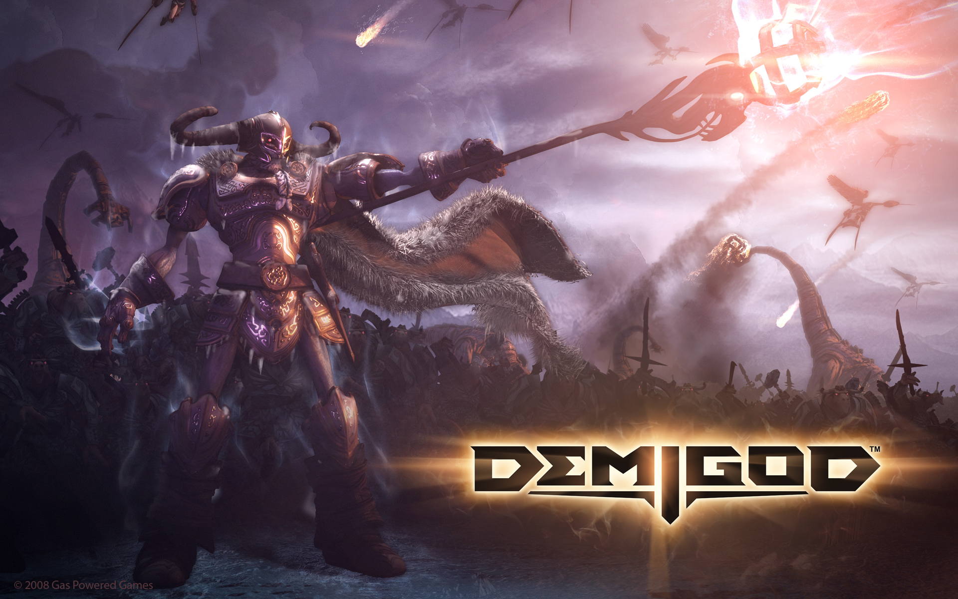 Video Game Demigod HD Wallpaper | Background Image