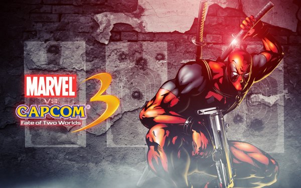 Video Game Marvel vs. Capcom 3: Fate of Two Worlds Marvel vs. Capcom Deadpool HD Wallpaper | Background Image