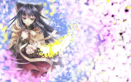 cat girl Anime Original HD Desktop Wallpaper | Background Image