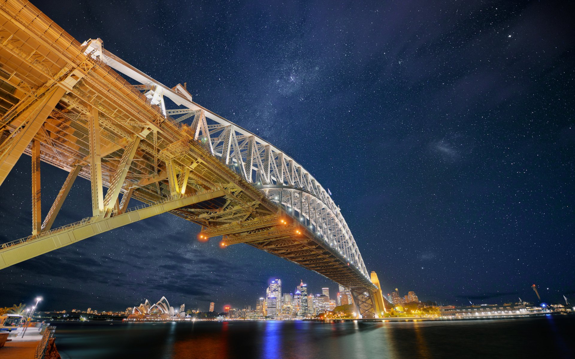 Sydney Harbour Bridge Hd Wallpaper Background Image 2880x1800