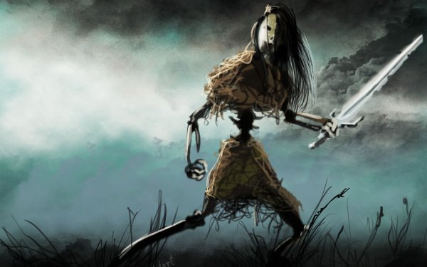 Dark Warrior Sykol Fantasy Undead Skeleton Battle Elf HD Wallpaper | Background Image