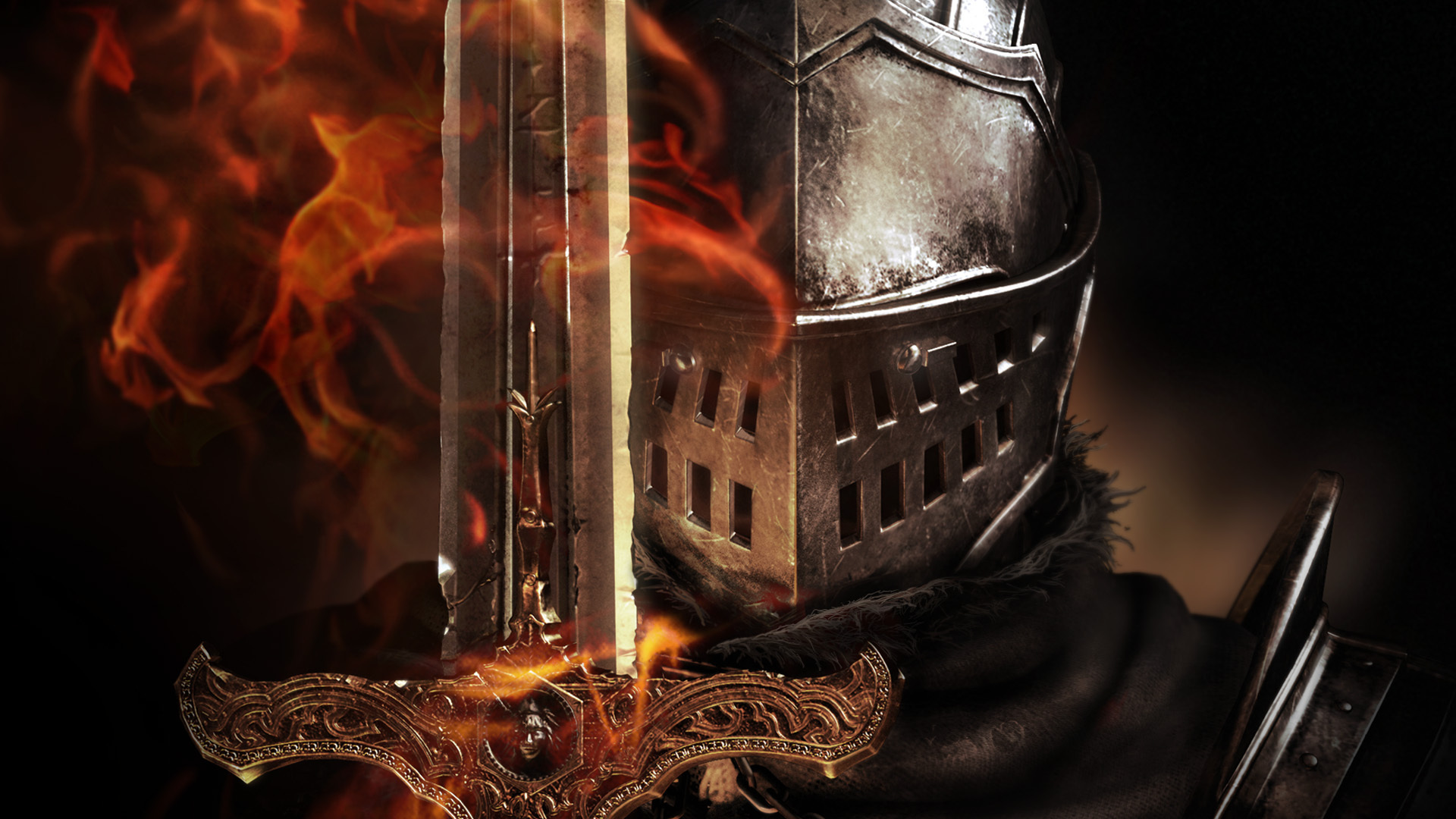 1366x768 Resolution Dark Souls Warrior with Sword 1366x768 Resolution  Wallpaper - Wallpapers Den