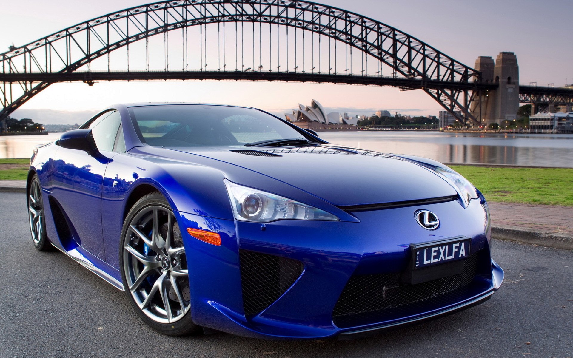 Download Sydney Harbour Bridge Lexus LFA Nurburgring Edition Vehicle Lexus LFA HD Wallpaper