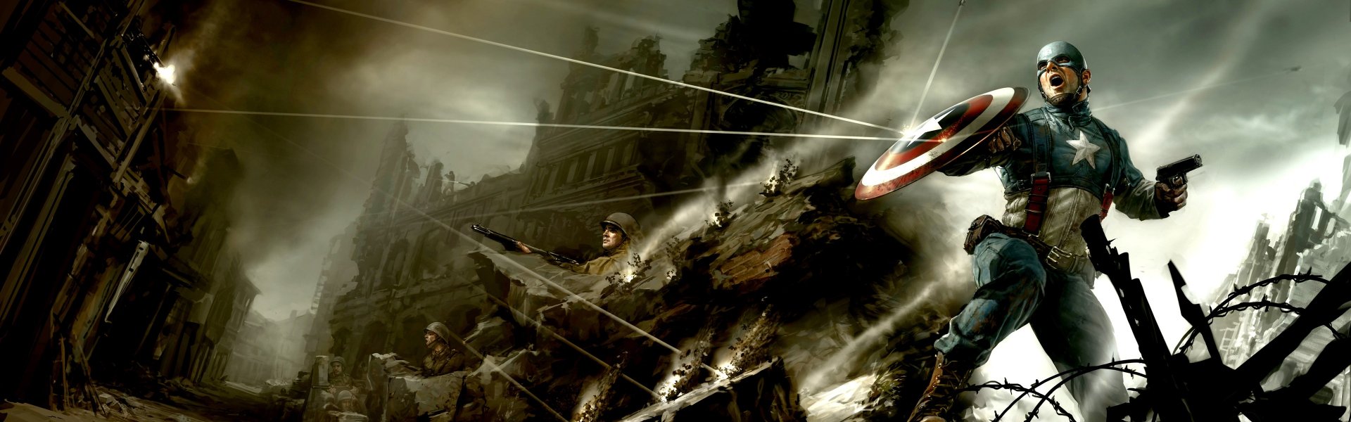 Download Comic Captain America HD Wallpaper