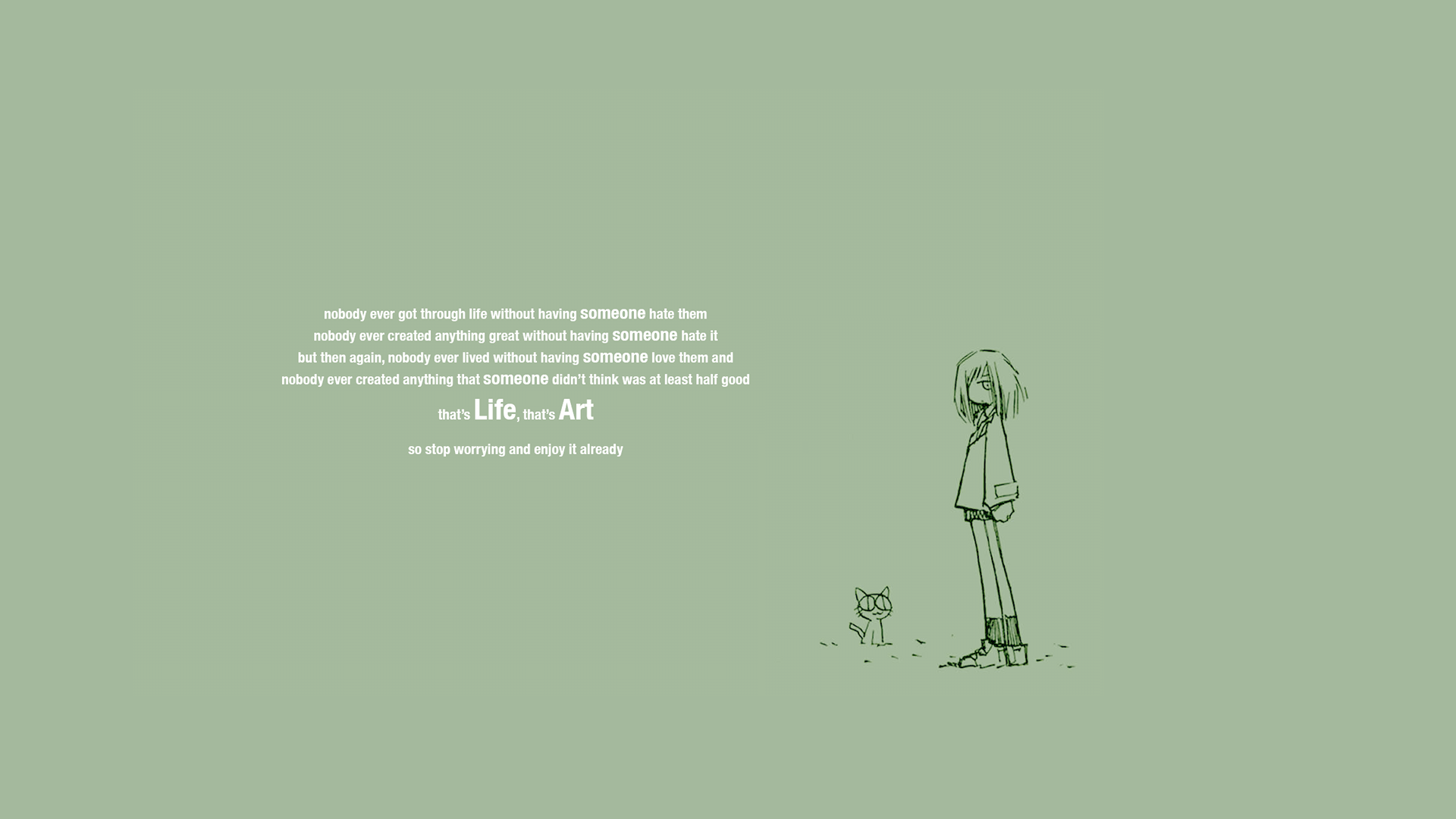 Fooly Cooly Quotes FLCL Birthday Card , Flcl , Flcl