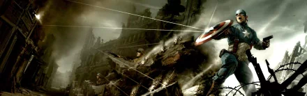 Comic Captain America HD Desktop Wallpaper | Background Image