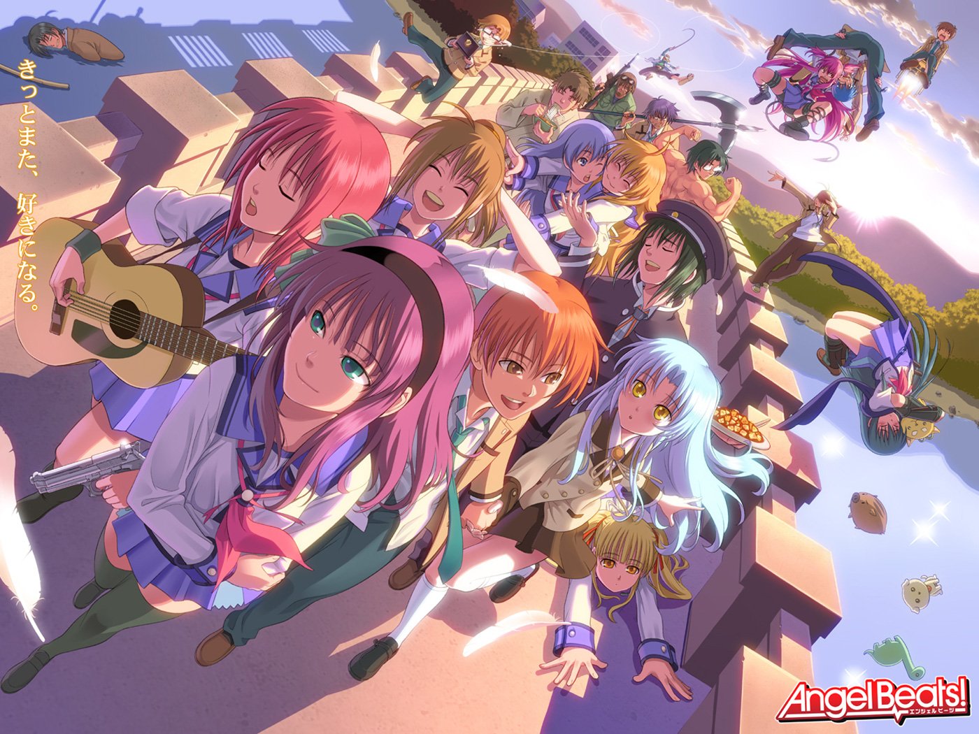 Angel Beats Wallpaper And Background Image 1400x1050 Id258743