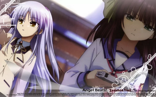 Masami Iwasawa Kanade Tachibana Anime Angel Beats! HD Desktop Wallpaper | Background Image