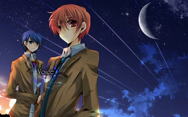 Yuzuru Otonashi Hinata Hideki Anime Angel Beats! HD Desktop Wallpaper | Background Image