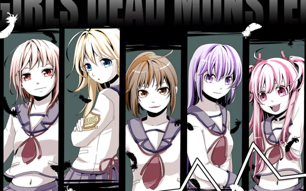 Shiori Sekine Miyuki Irie Masami Iwasawa Hisako (Angel Beats!) Yui (Angel Beats!) Anime Angel Beats! HD Desktop Wallpaper | Background Image