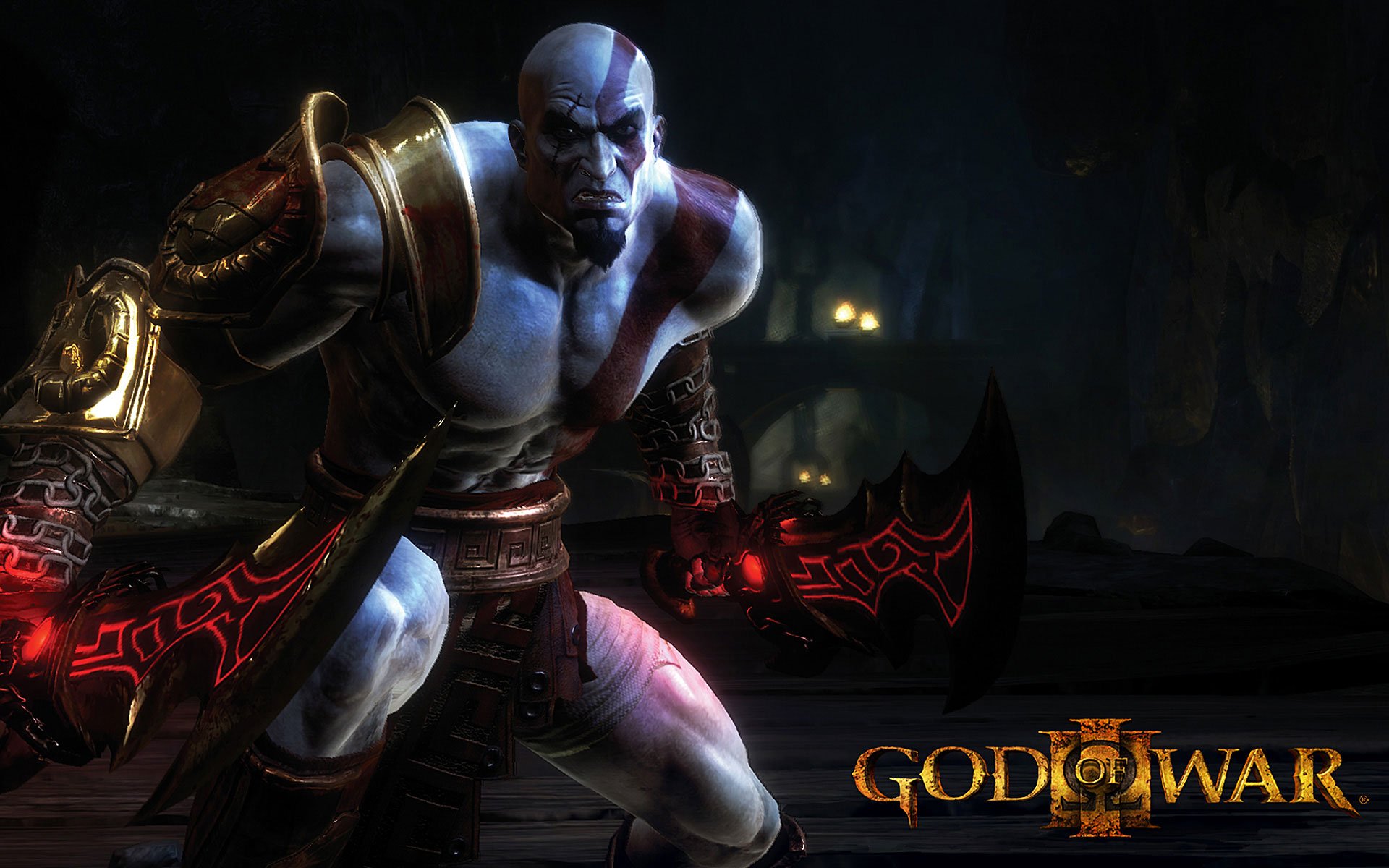 Download Warrior Video Game God Of War III  HD Wallpaper
