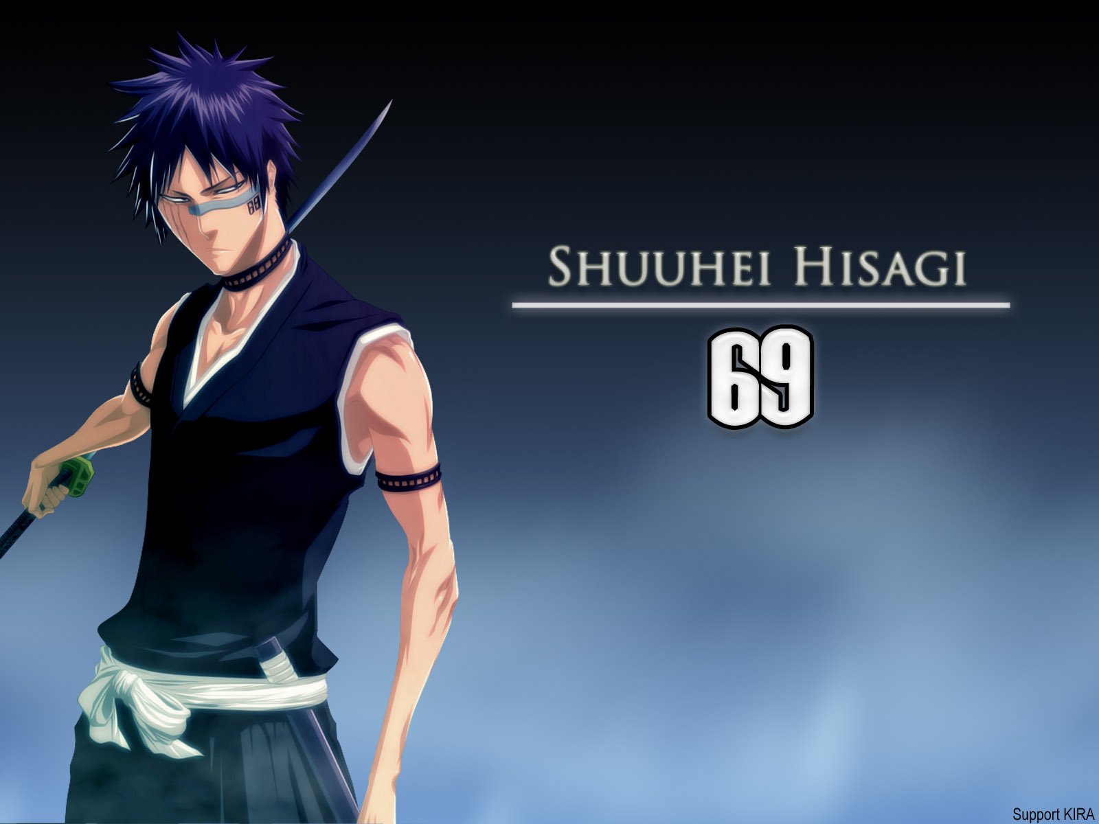 Download Hisagi Shūhei Anime Bleach Wallpaper