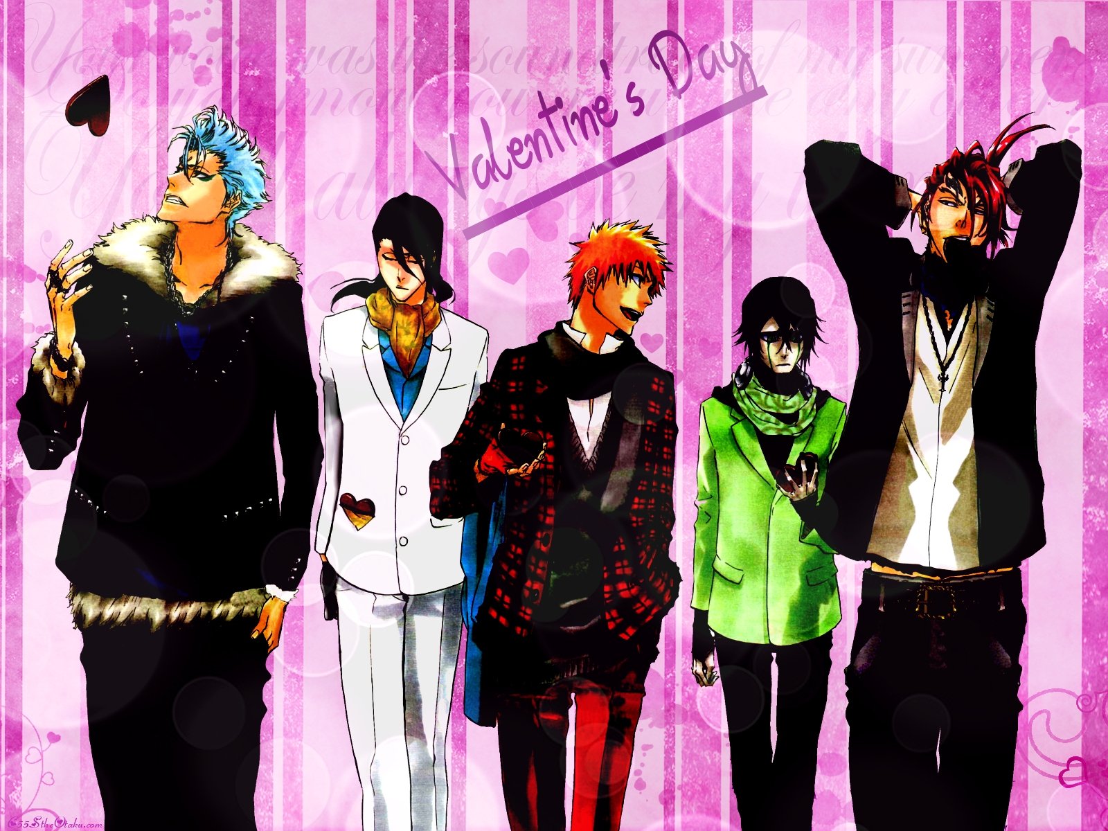 Download Byakuya Kuchiki Rukia Kuchiki Ulquiorra Cifer Ichigo Kurosaki Grimmjow Jaegerjaquez Anime Bleach Wallpaper