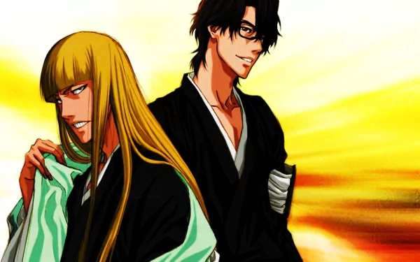 Sōsuke Aizen Shinji Hirako Anime Bleach HD Desktop Wallpaper | Background Image