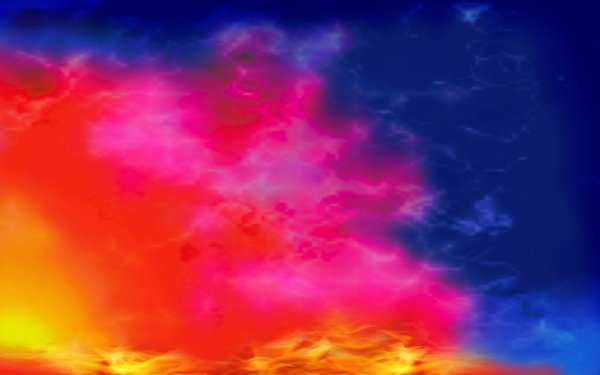 Artistic Cloud Colorful Blue Sky Pink HD Wallpaper | Background Image