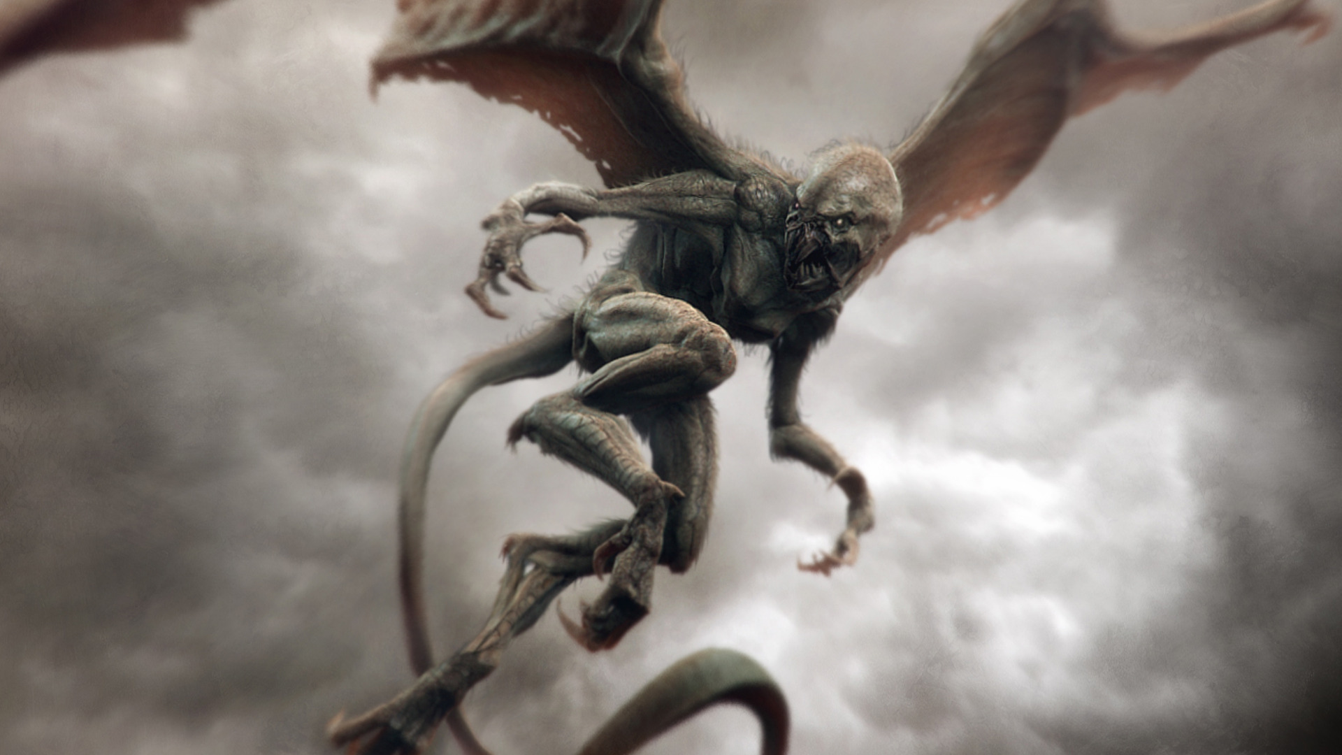 летающие монстры. василиск кокатрис мифология. гигантские чудовища. летающие существа. фэнтези существа.