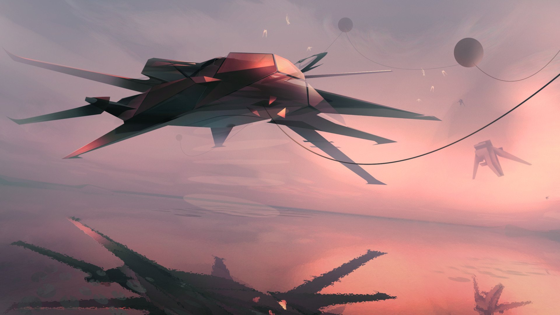 Download Sci Fi Aircraft HD Wallpaper