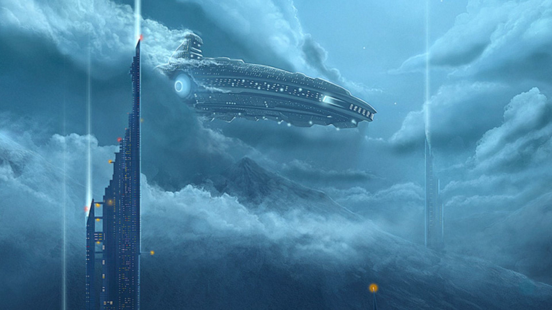 Download Sci Fi Spaceship  HD Wallpaper