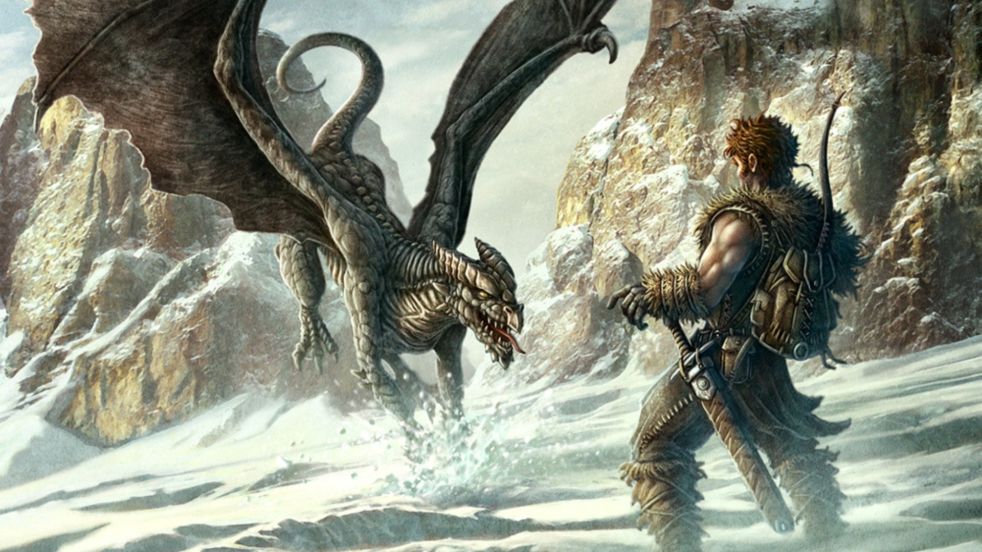 Download Fantasy Dragon  HD Wallpaper by Kerem Beyit