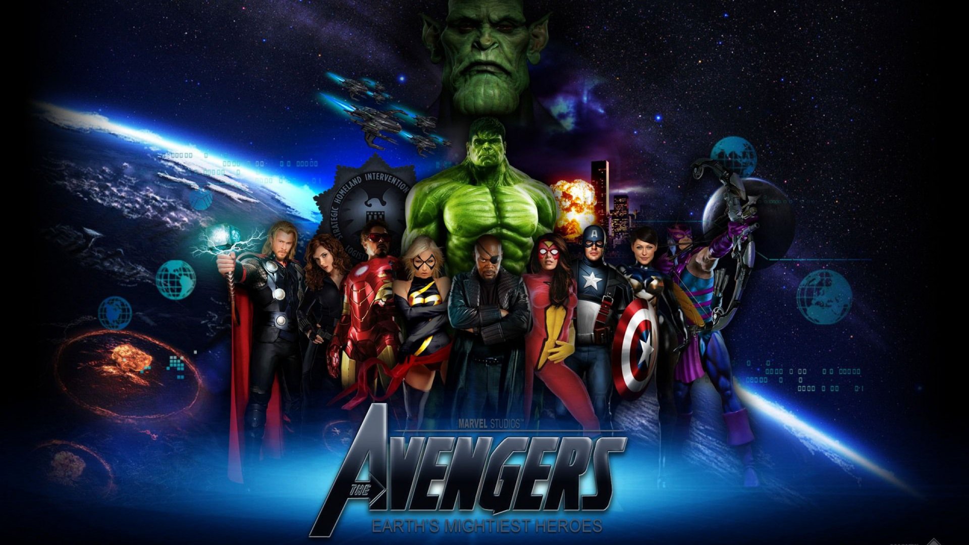 Epic Avengers HD Wallpaper: Heroes Assemble In Style