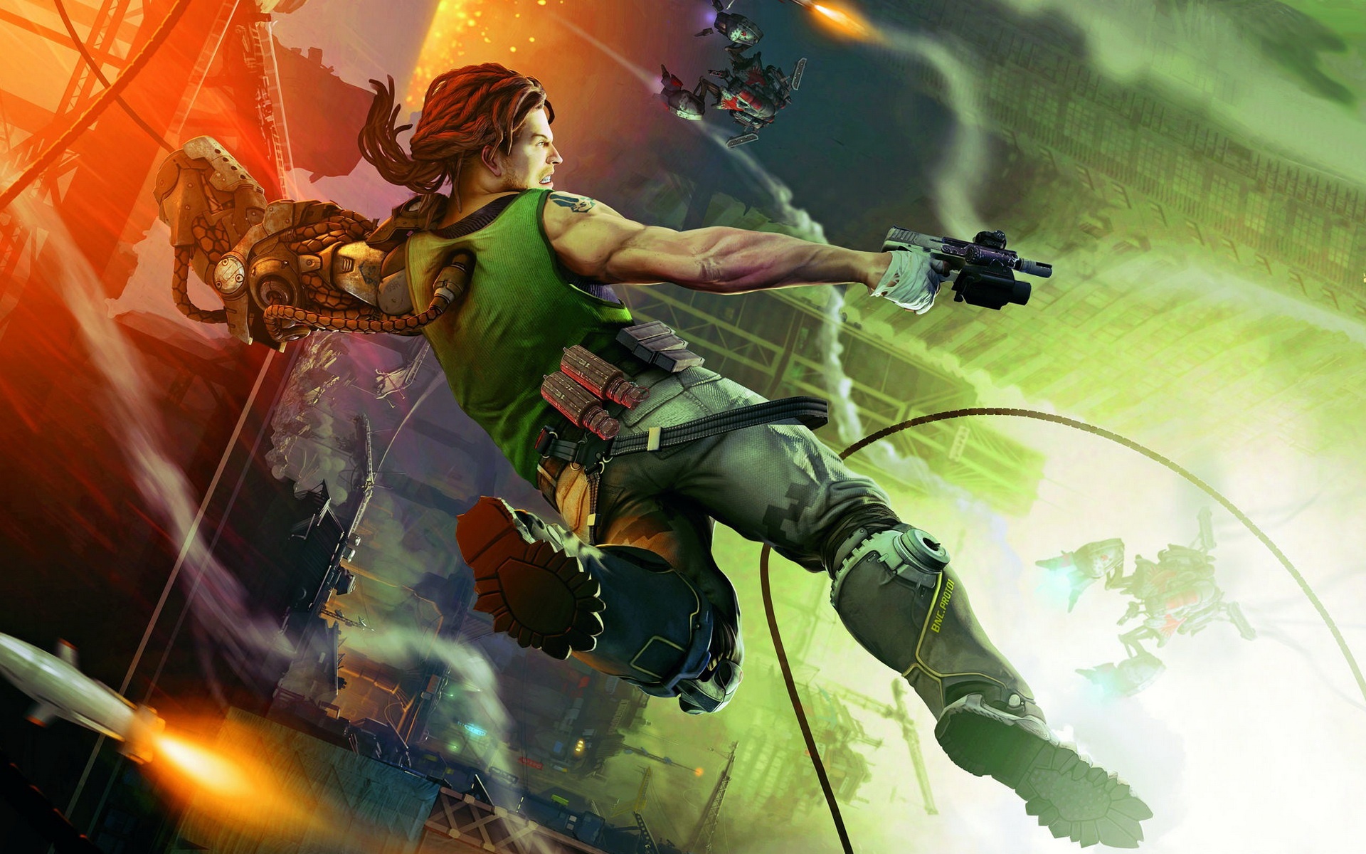 Video Game Bionic Commando HD Wallpaper | Background Image