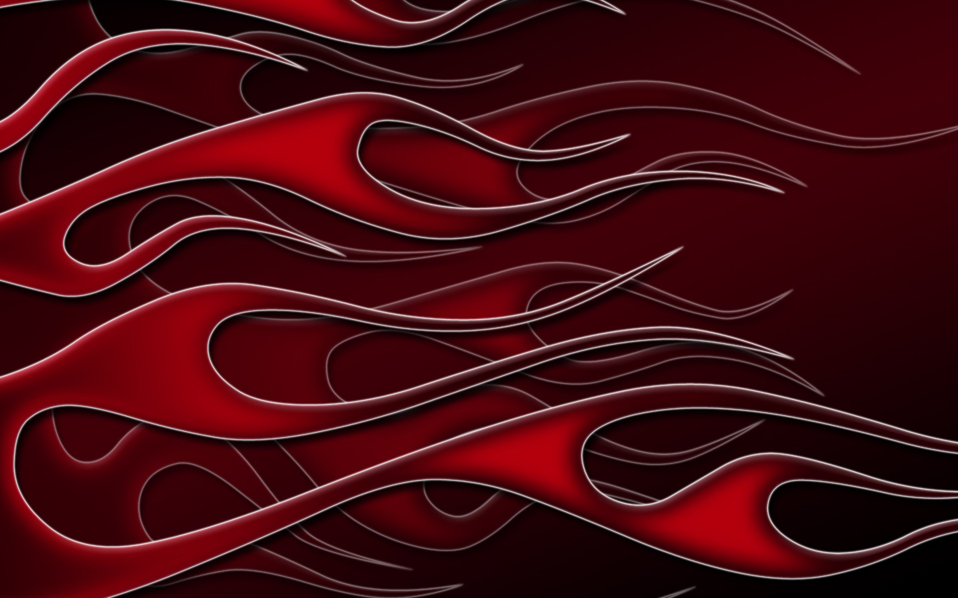 HD desktop wallpaper and background featuring an artistic design of red and black flowing elemental shapes.