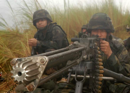 man made machine gun HD Desktop Wallpaper | Background Image