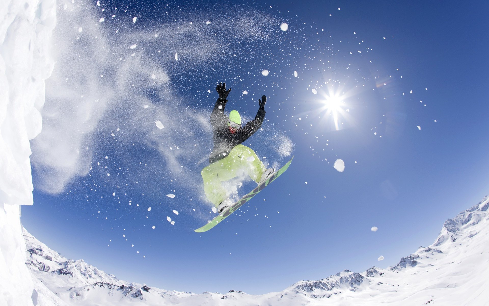 Download Snowboarding Sports HD Wallpaper