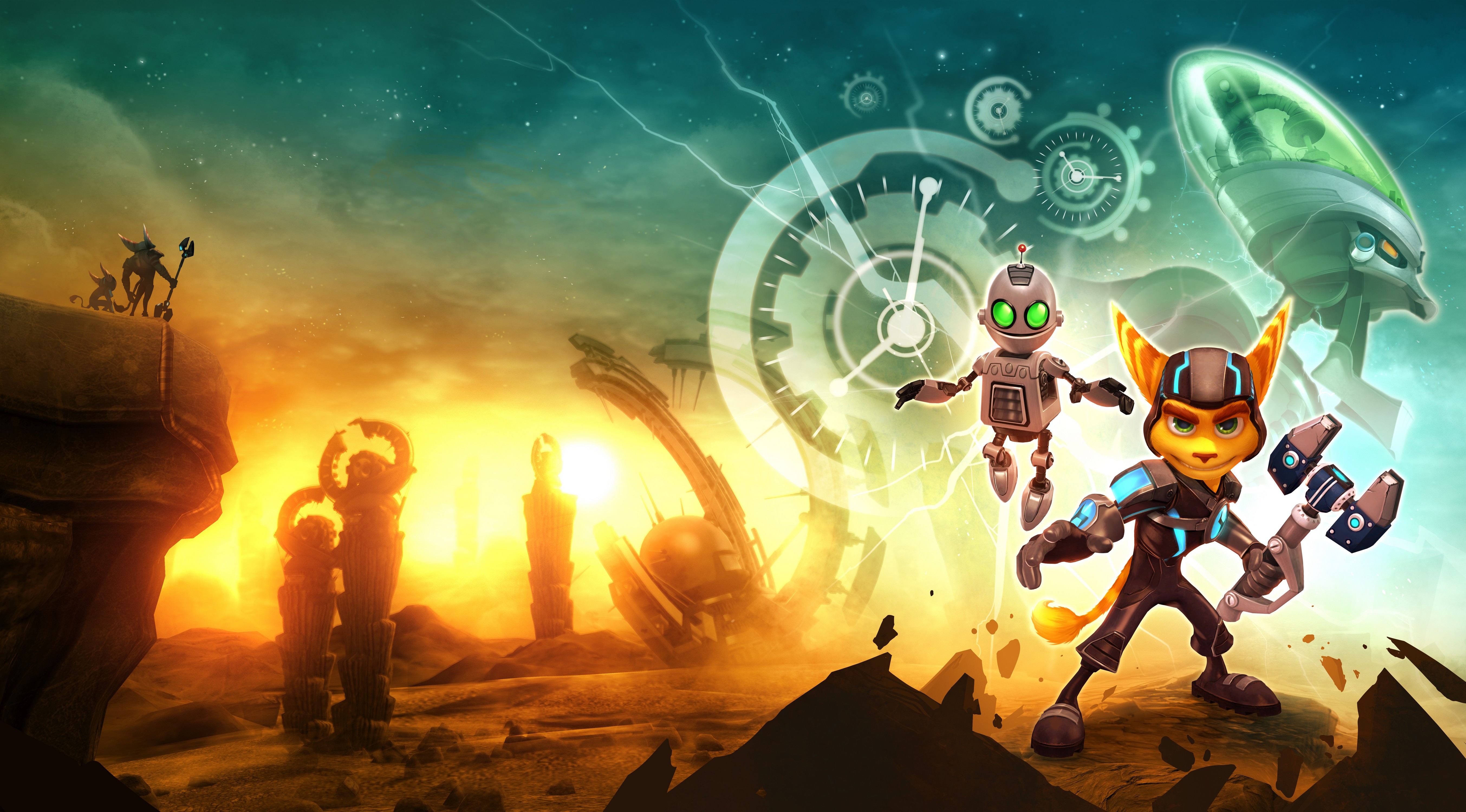 Video Game Ratchet & Clank Future: A Crack in Time Wallpaper