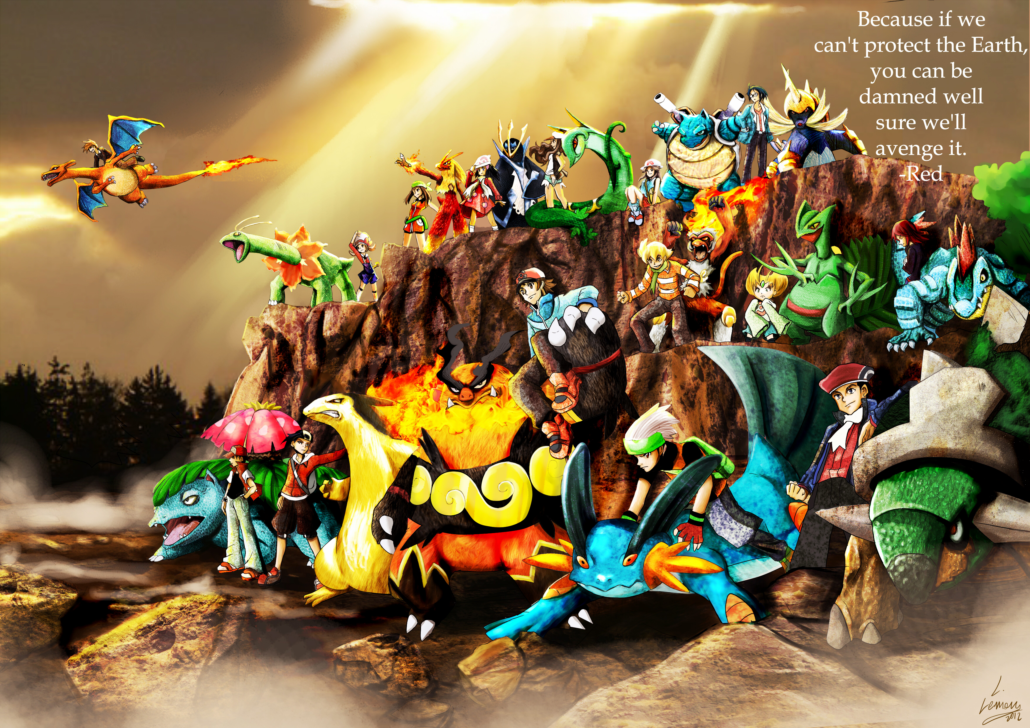 Anime Pokémon HD Wallpaper by badafra