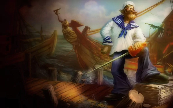 Gangplank (League Of Legends) video game League Of Legends HD Desktop Wallpaper | Background Image