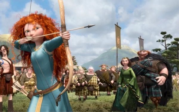 Brave (Movie) Queen Elinor King Fergus Merida (Brave) movie Brave HD Desktop Wallpaper | Background Image