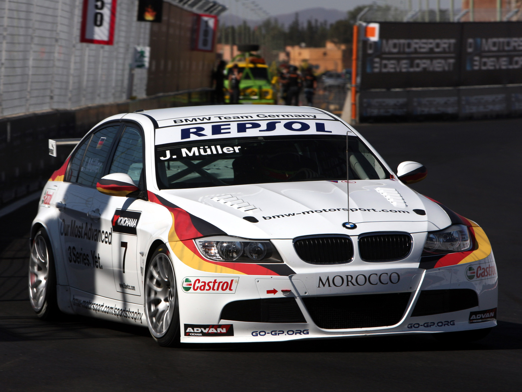 BMW 320si WTCC Sedan (E90) '2009–11 HD Wallpaper | Background Image