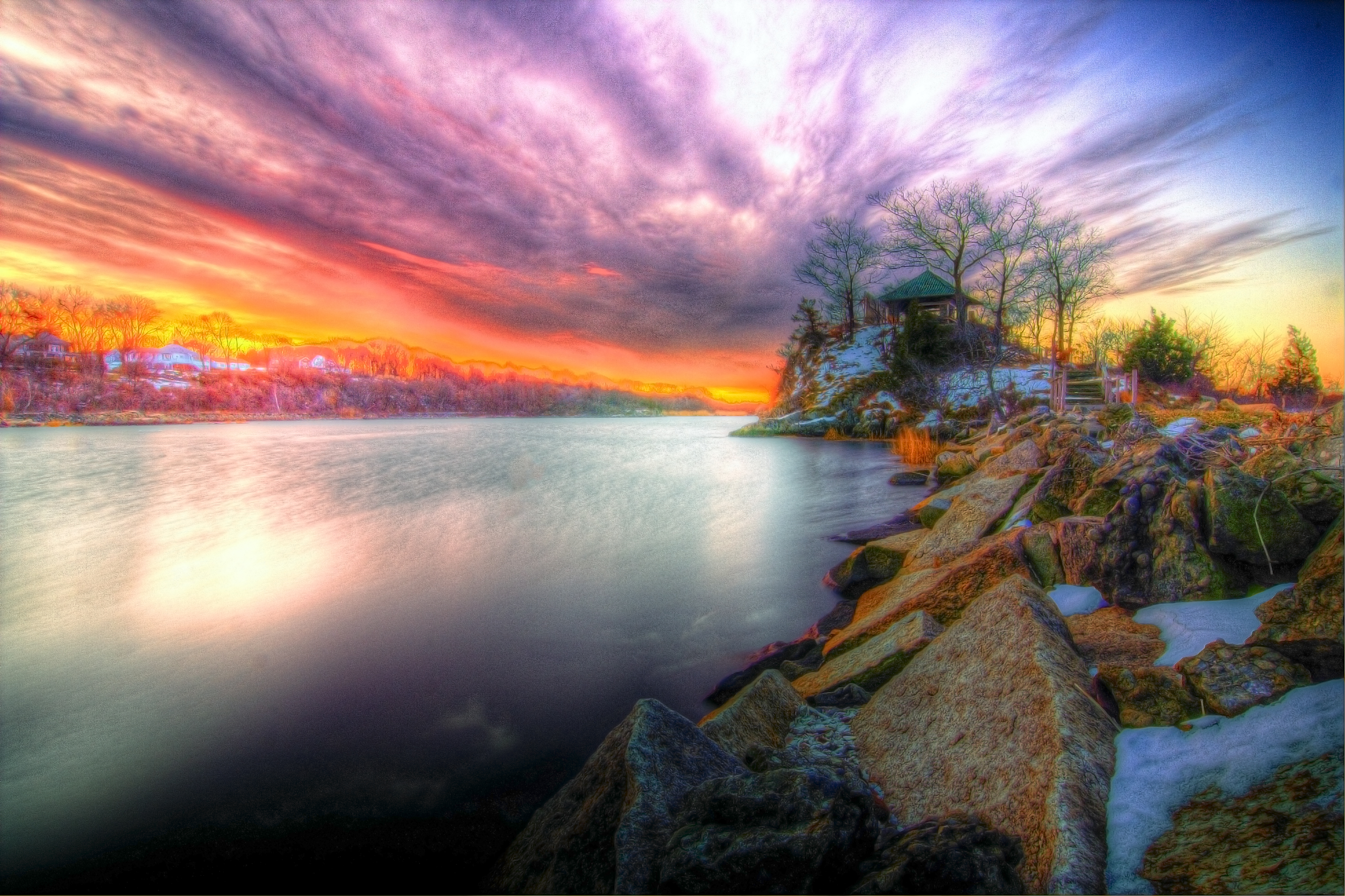 Sunset 4k Ultra HD Wallpaper | Background Image ...