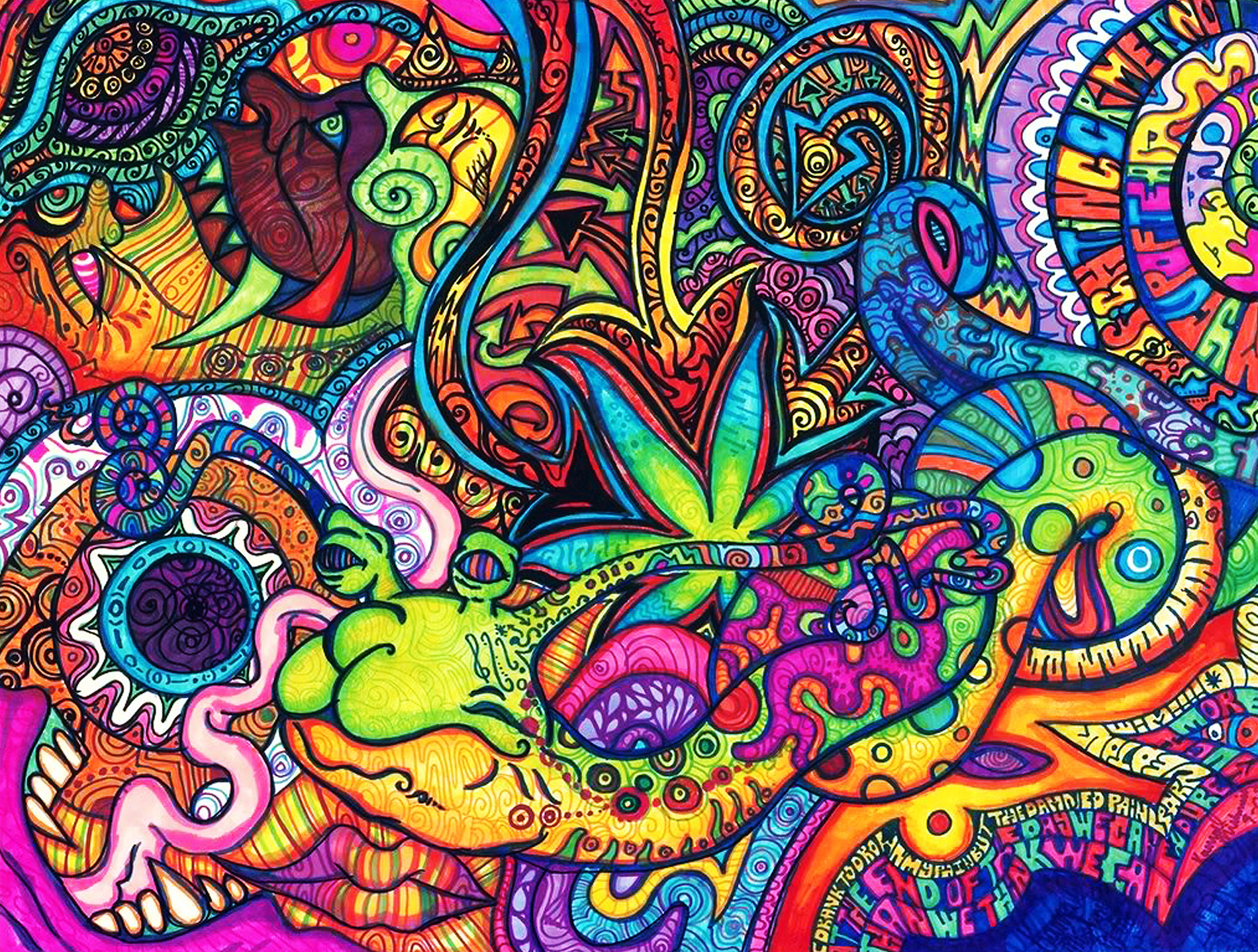 trippy desktop backgrounds 1920x1080