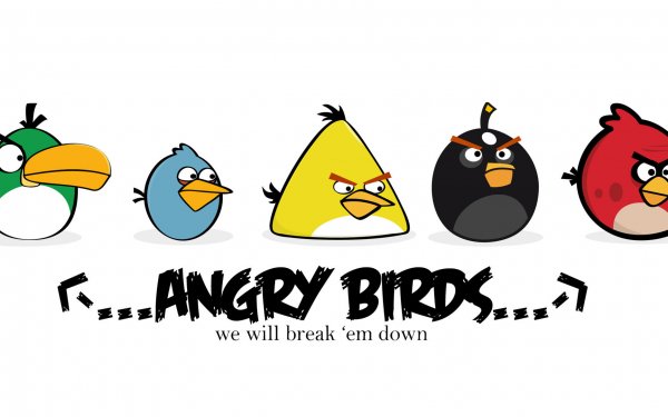 Video Game Angry Birds Wallpaper