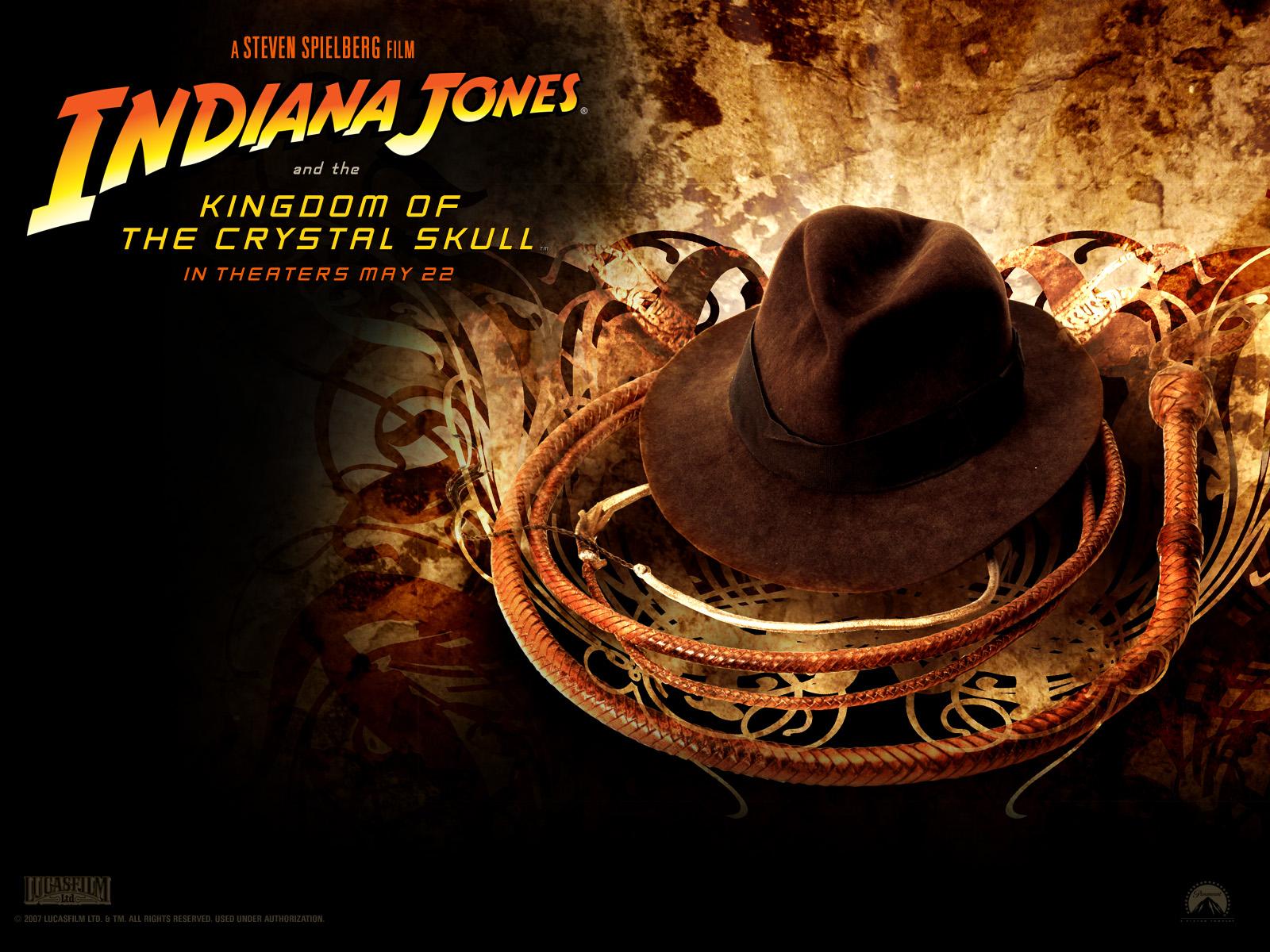 Sweatshirt Indiana Jones Kingdom Of The Crystal Skull - Poster Officiel Lucasfilm, Coupe Classique, Col Tissé