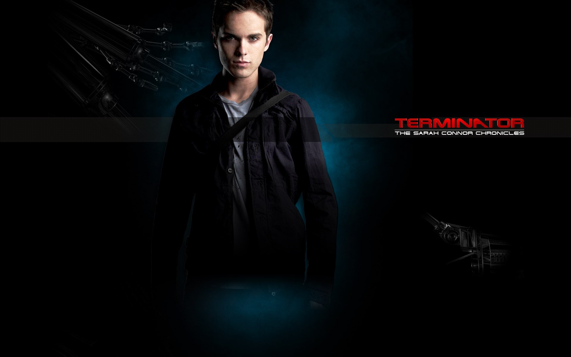Download John Connor Sarah Connor Terminator Sci Fi Thomas Dekker TV Show Terminator: The Sarah Connor Chronicles HD Wallpaper
