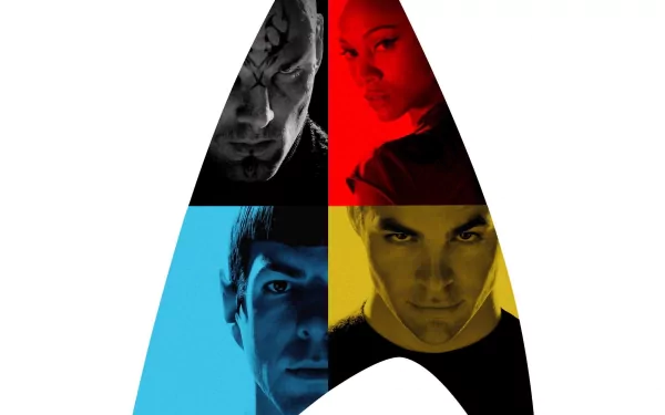 Zoe Saldana Zachary Quinto Spock movie Star Trek HD Desktop Wallpaper | Background Image