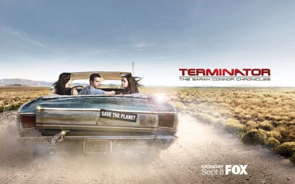 Cameron Phillips John Connor Lena Headey thomas dekker Summer Glau Sarah Connor Sci Fi TV Show Terminator: The Sarah Connor Chronicles HD Desktop Wallpaper | Background Image