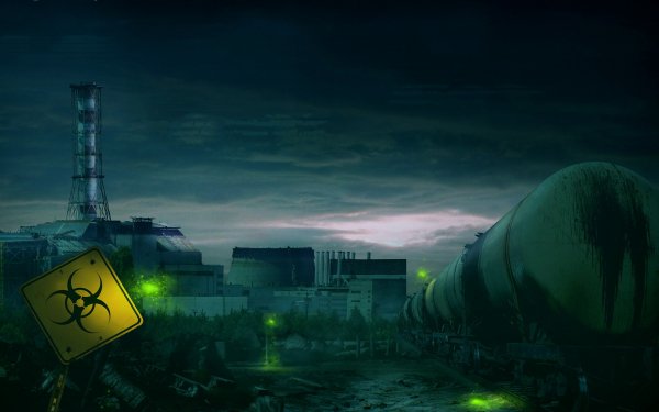 Technology Artistic Radioactive Biohazard Chernobyl Building HD Wallpaper | Background Image