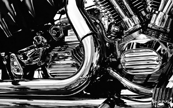 Man Made Machine Gothic Black Engine Bobine Motor Motorcycle Tony Tony Chopper HD Wallpaper | Background Image