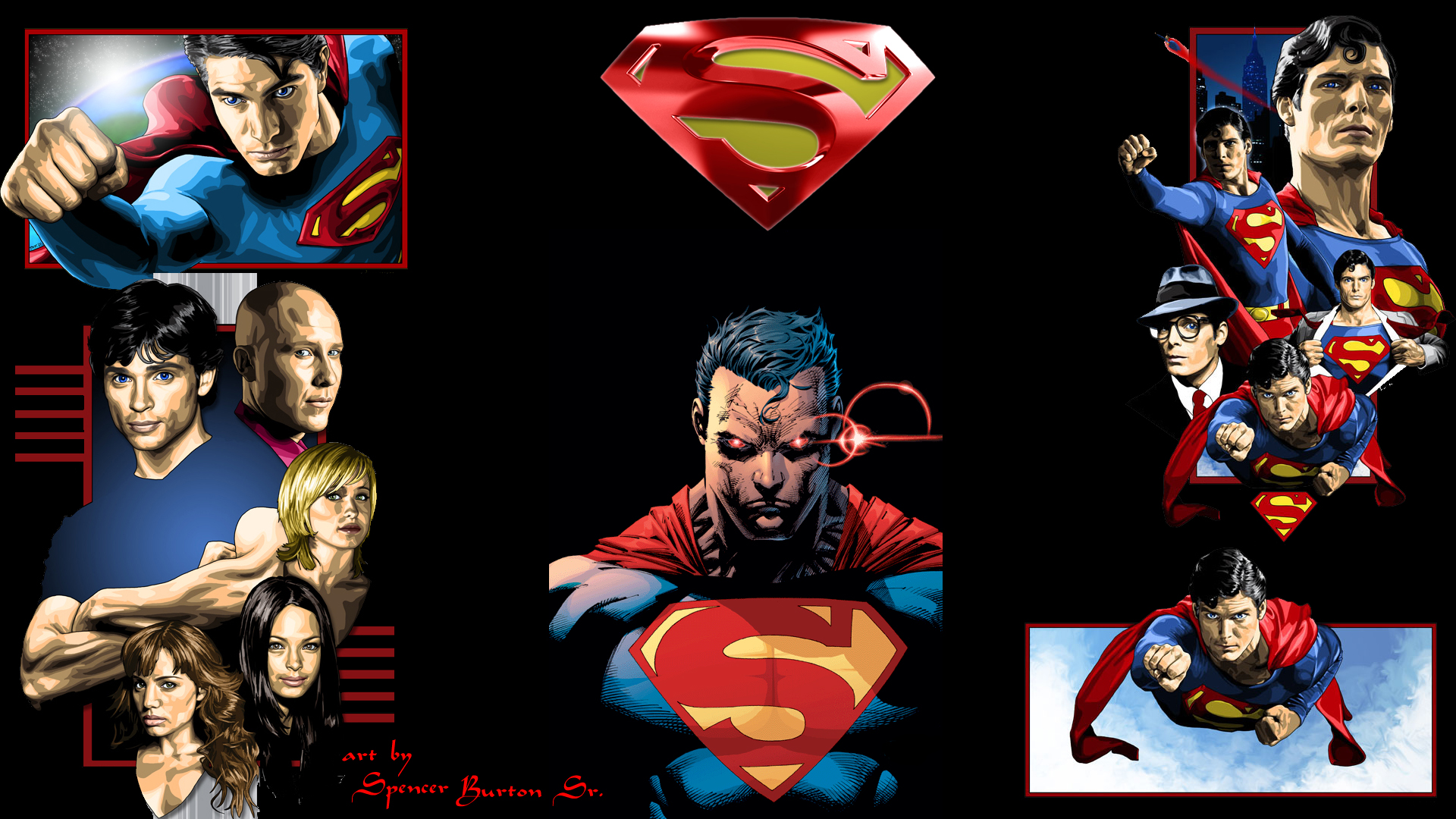 Superman HD Wallpaper by Spencer Burton Sr