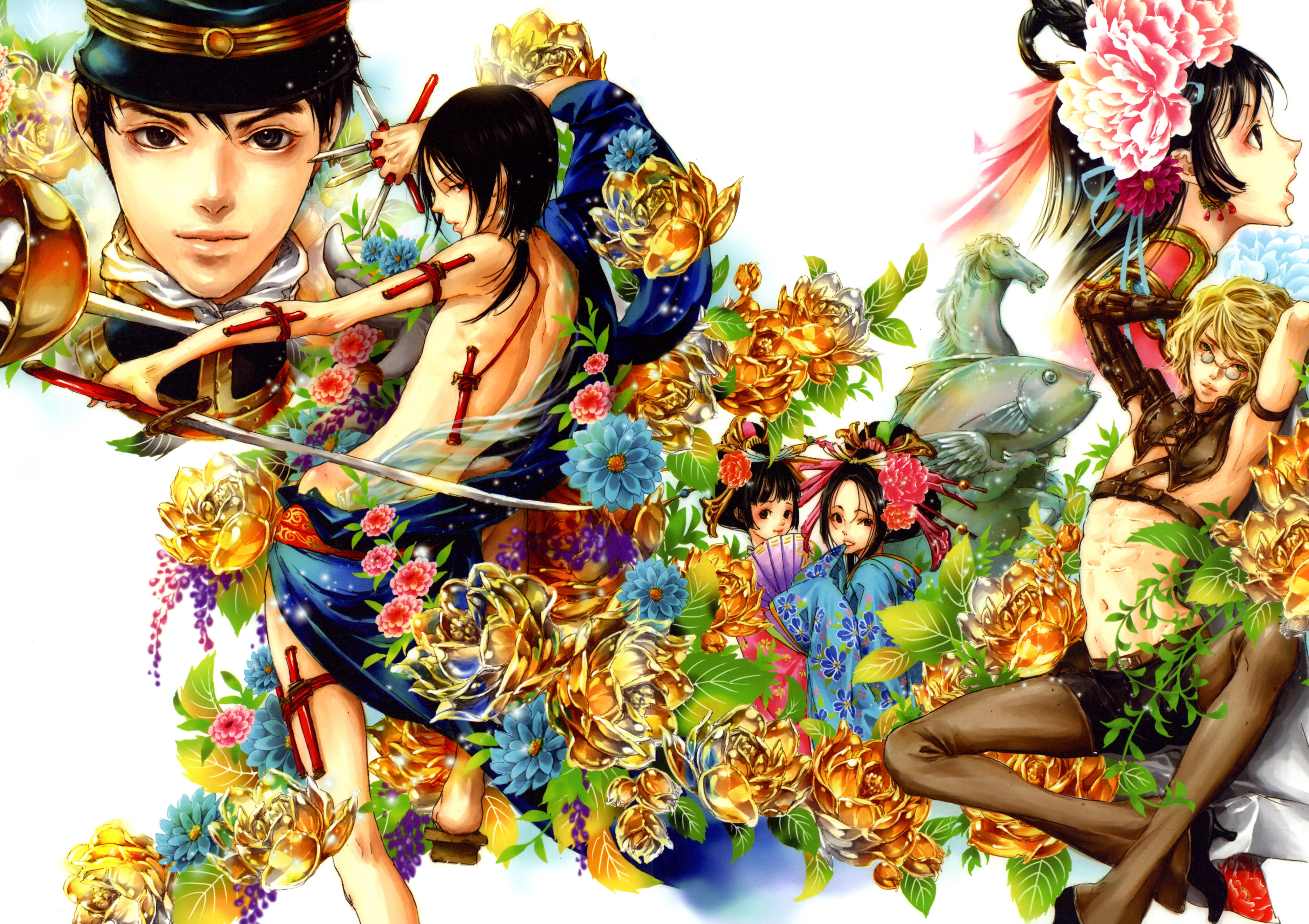 Anime Adekan 4k Ultra HD Wallpaper by Tukiji Nao