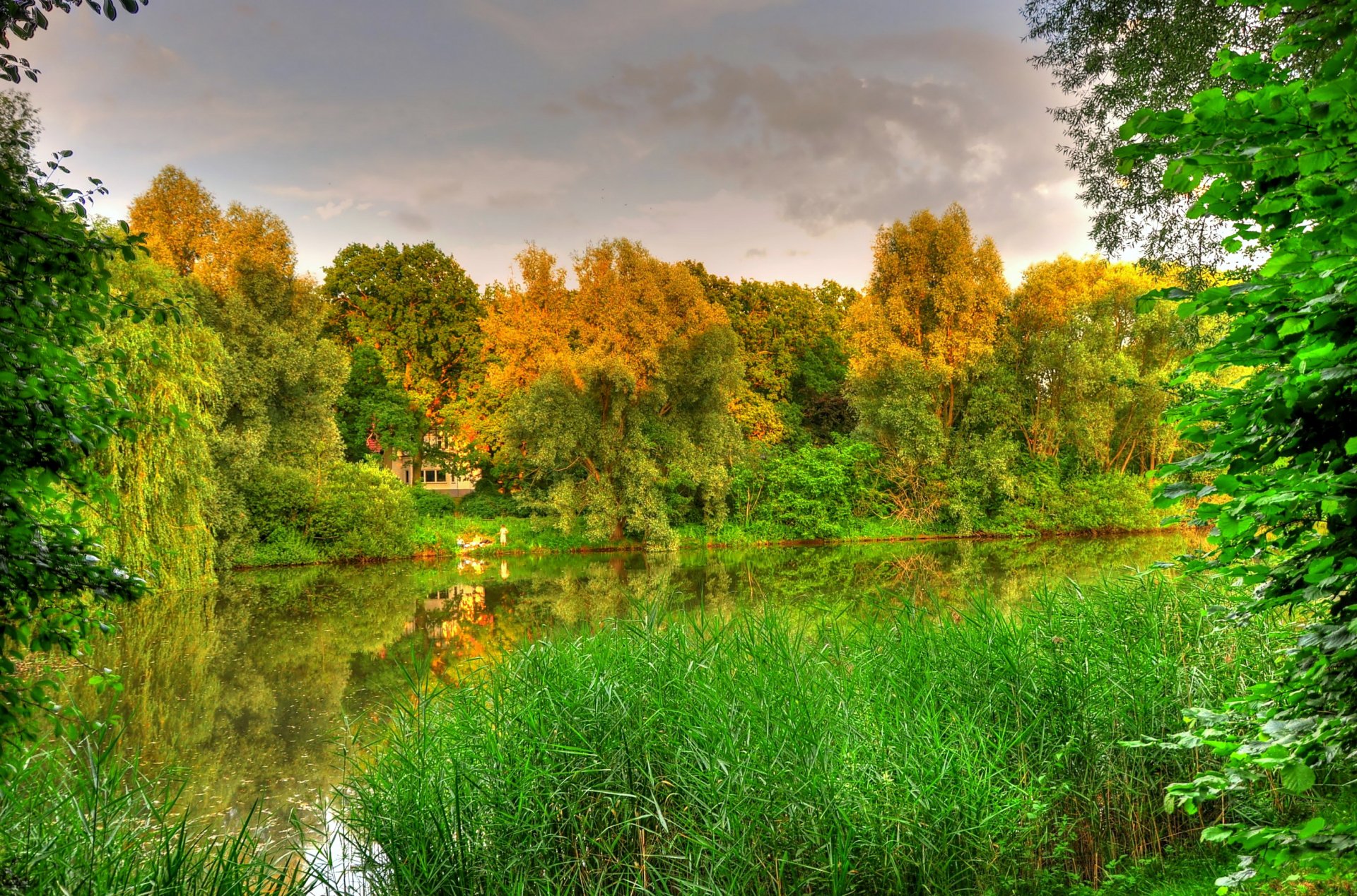 Download HDR Nature River HD Wallpaper