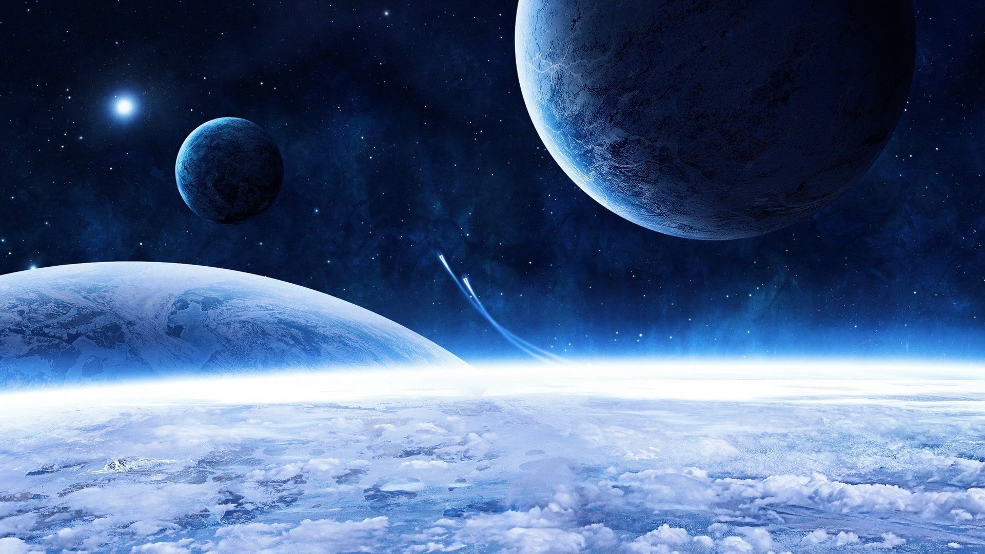 Download Sci Fi Planetscape HD Wallpaper