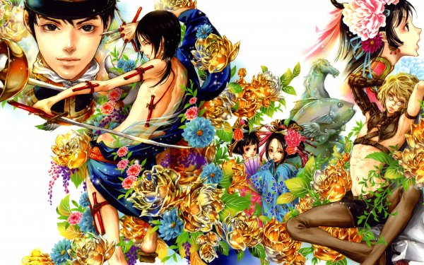 Anime Adekan Anri Yoshiwara Kojiro Yamada Shiro Yoshiwara HD Wallpaper | Background Image